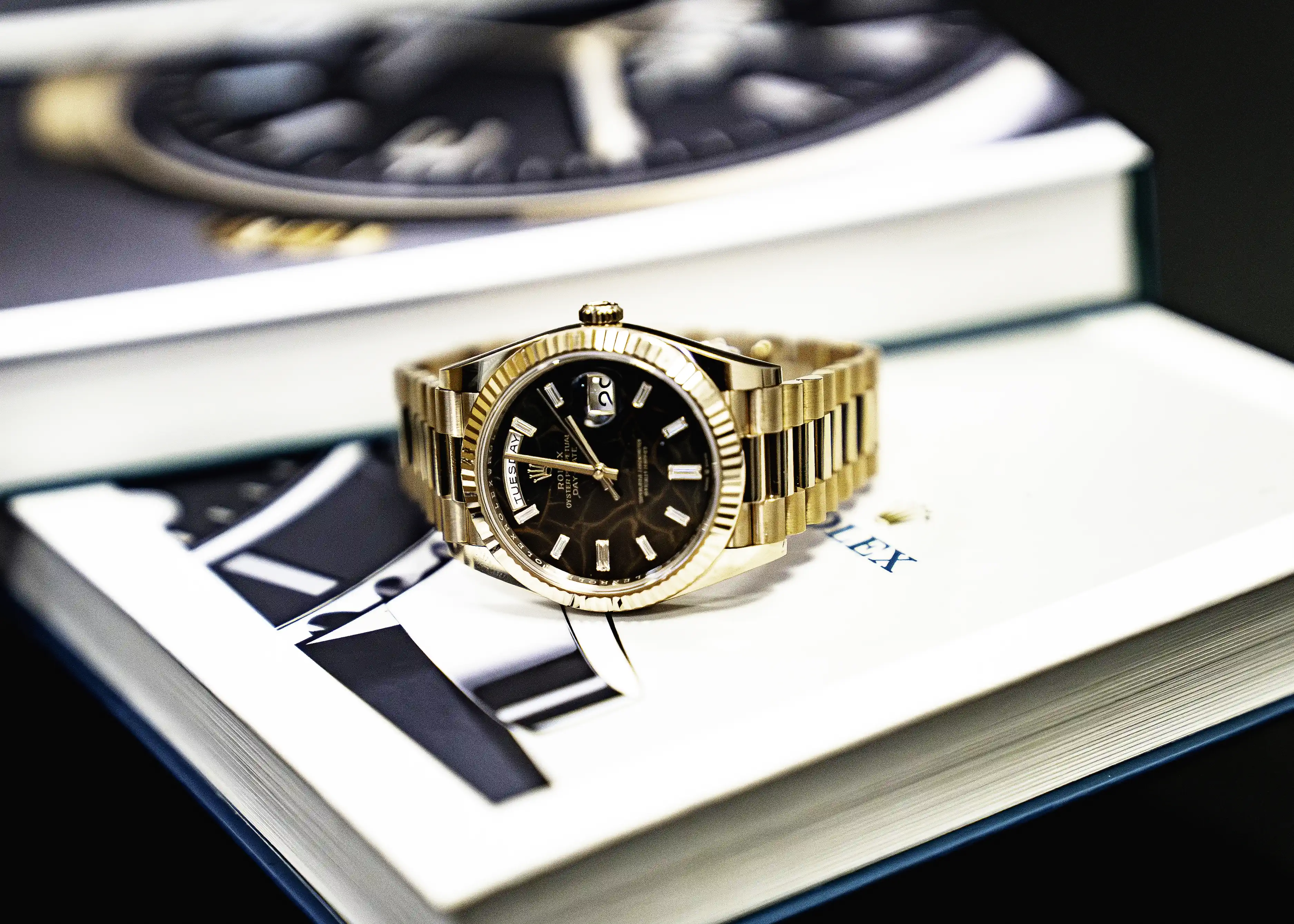 Frustrated seller dealing with complicated watch selling process